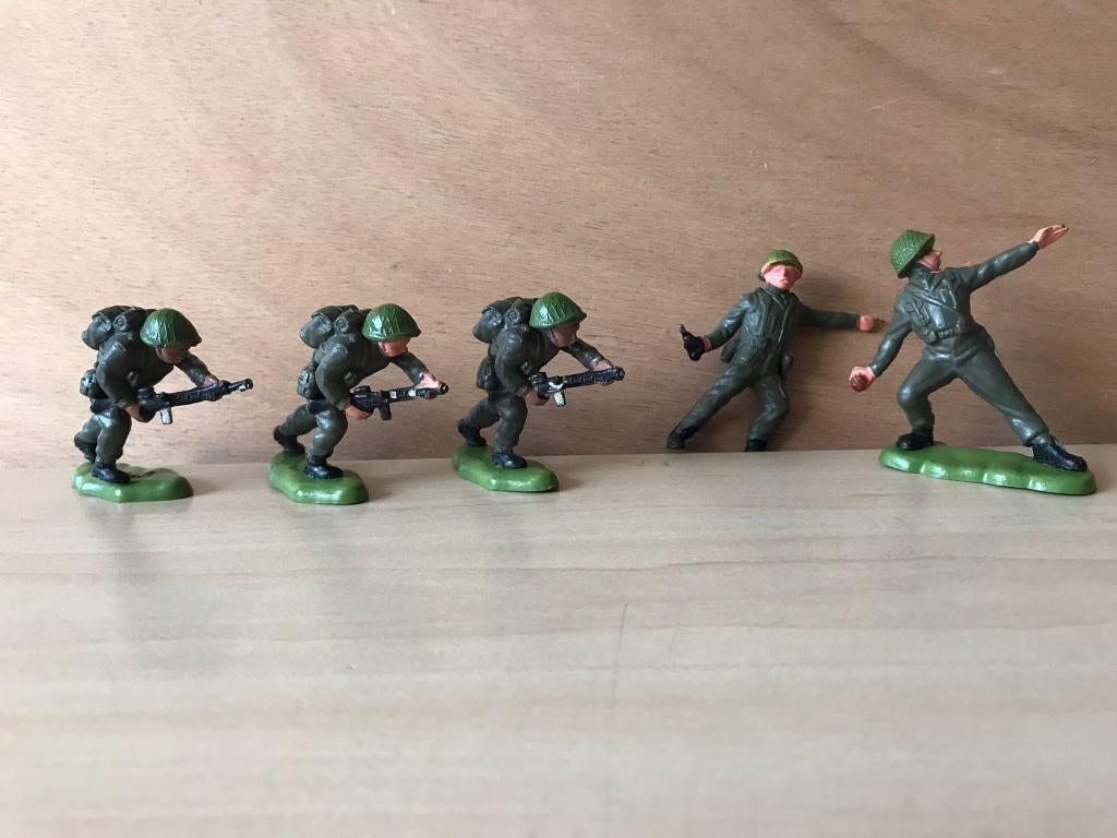 Vintage Figuurtje Poppetjes Soldaten Britains Deetail 1971, Ophalen of Verzenden, Gebruikt