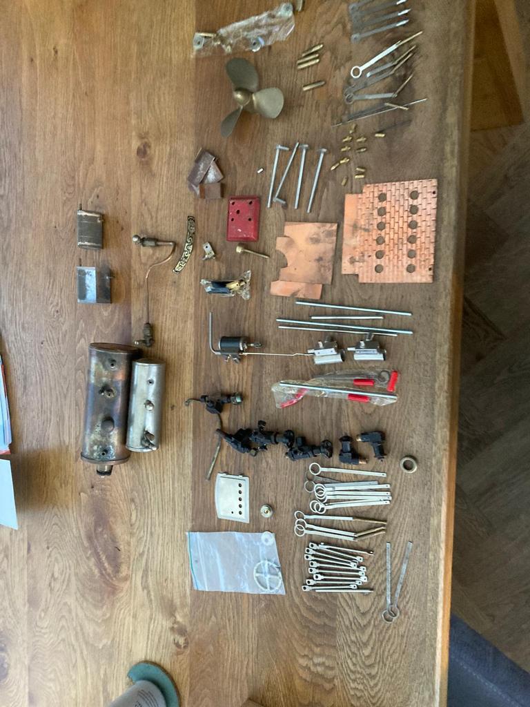 Spullen om stoommachine te bouwen, Hobby en Vrije tijd, Modelbouw | Overige, Ophalen of Verzenden, Zo goed als nieuw