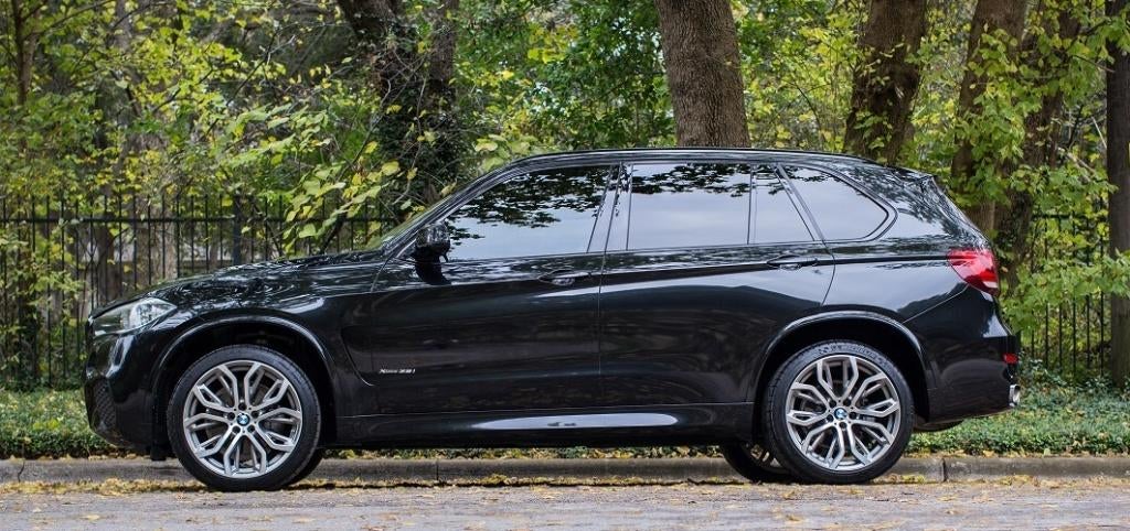 Originele 21 inch BMW style 375 velgen met banden X5 X6 F15, Gebruikt, 285 mm, Banden en Velgen, Germany