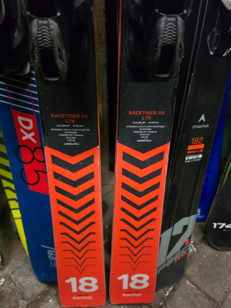 175cm VOLKL RACETIGER GS WOODCORE TIP ROCKER, Overige merken, 160 tot 180 cm, Ophalen of Verzenden, Zo goed als nieuw