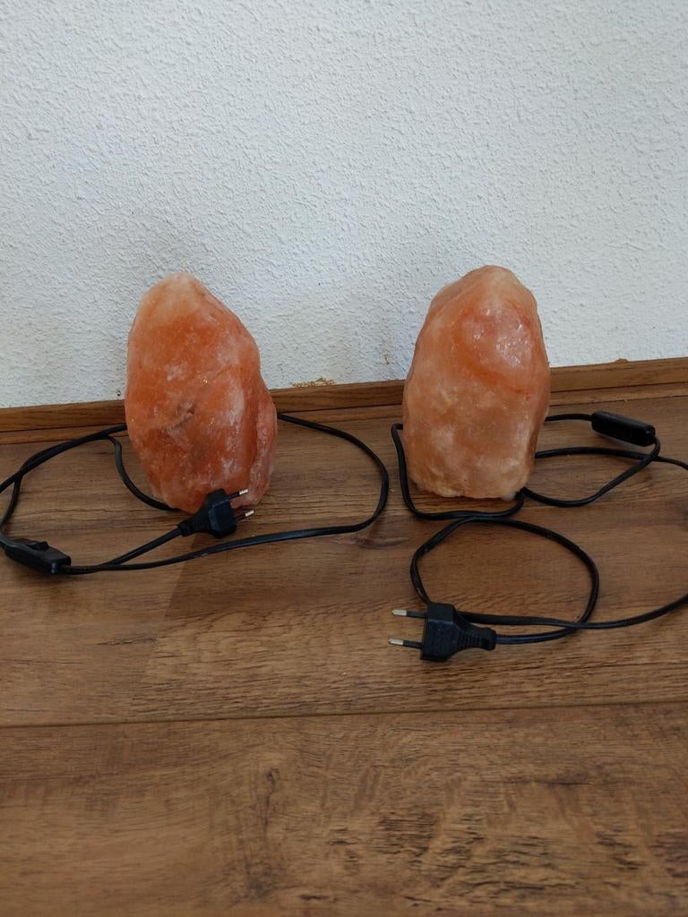 Twee zoutlampen, Huis en Inrichting, Ophalen of Verzenden, Minder dan 50 cm