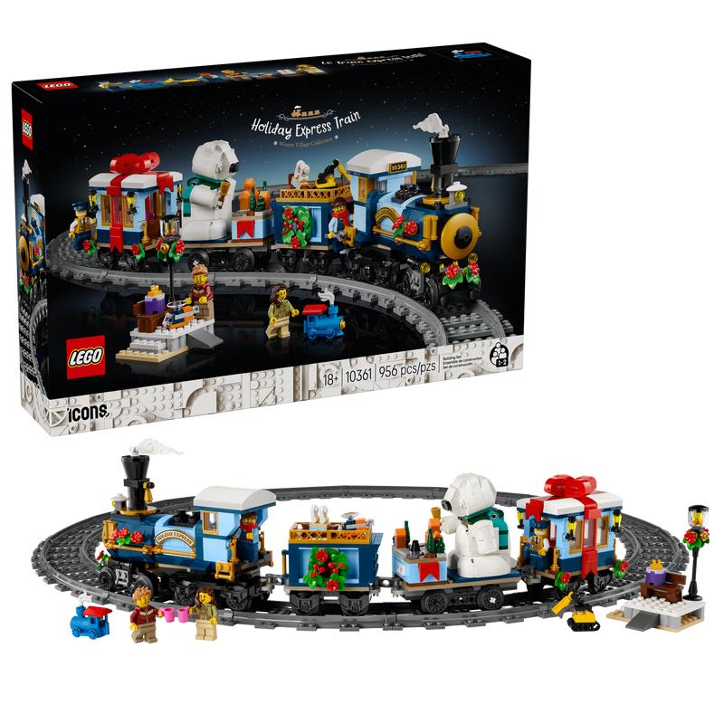 Lego 10361 Kersttrein + 88011 motor + 88009 Hub nw, Ophalen of Verzenden, Nieuw, Complete set, Lego
