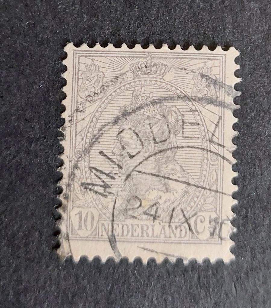 nvph 81 gestempeld Koningin Wilhelmina 1922, Postzegels en Munten, Postzegels | Nederland, Verzenden, T/m 1940, Gestempeld
