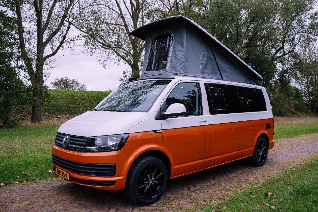 Woodpecker Camper met hoekbank, Caravans en Kamperen, Campers, Bedrijf, tot en met 4, Buscamper of Camperbus, Volkswagen, Diesel