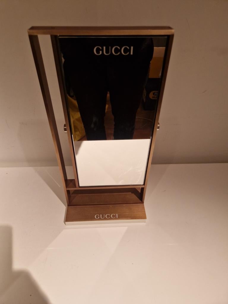 Gucci spiegel, Ophalen of Verzenden, Rechthoekig, Minder dan 50 cm