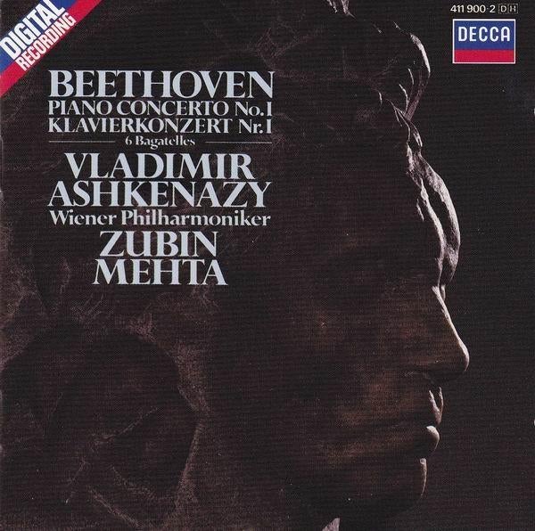 Beethoven Ashkenazy Zubin Metha Pianoconcerto no 1, Ophalen of Verzenden, Classicisme, Gebruikt, Orkest of Ballet