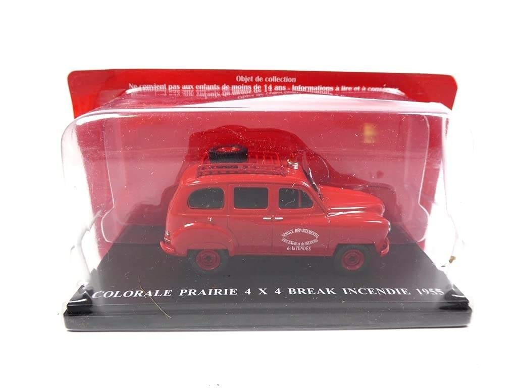 Atlas 1:43 Renault Colorale Prairie 4x4 Break Incendie 1955, Hobby en Vrije tijd, Modelauto's | 1:43, Overige merken, -, Nieuw