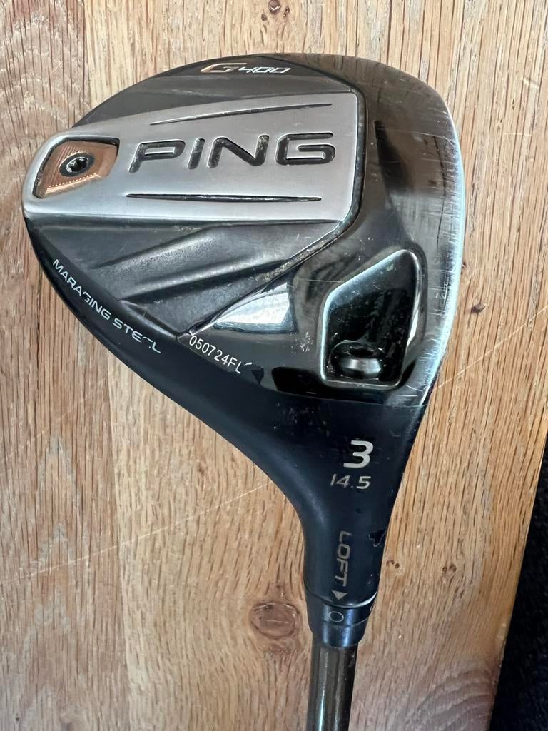 PING HOUTEN 3, Sport en Fitness, Golf, Ophalen of Verzenden, Club, Ping