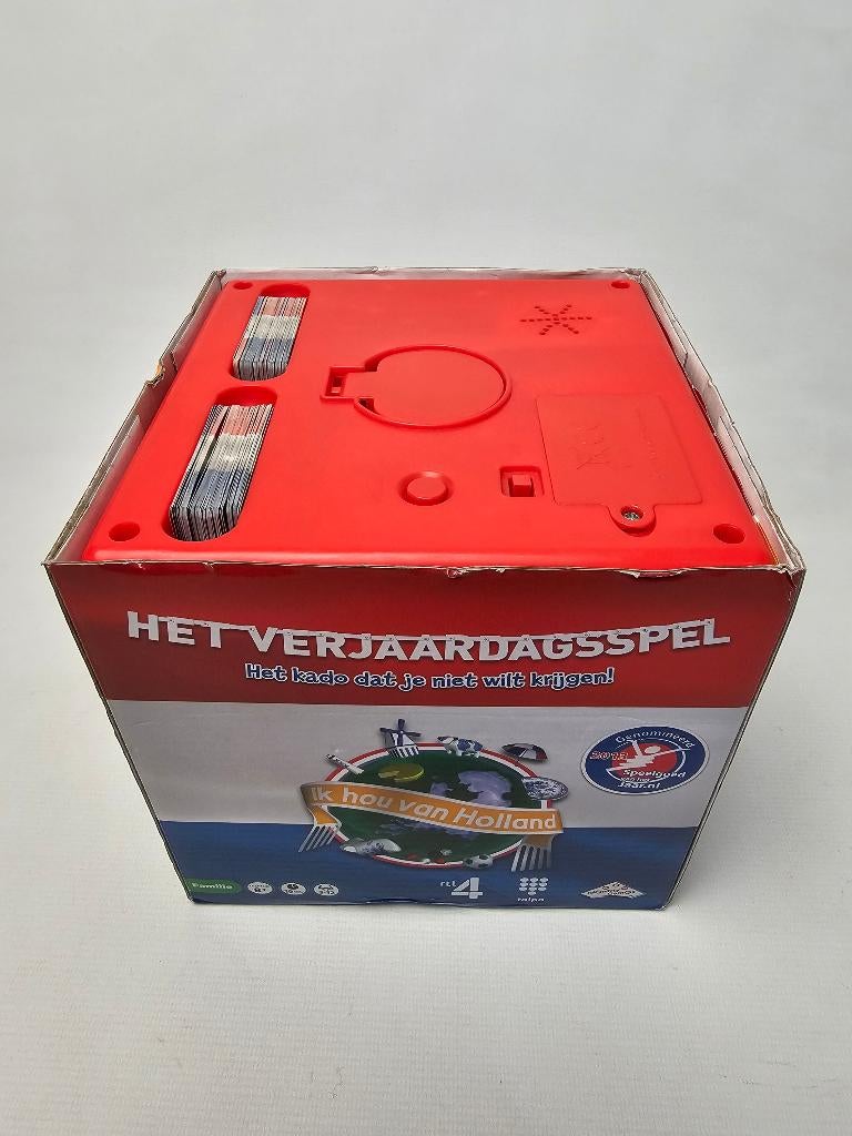 % Het Verjaardagsspel Ik hou van Holland verjaardag spel, Hobby en Vrije tijd, Ophalen of Verzenden, Gebruikt