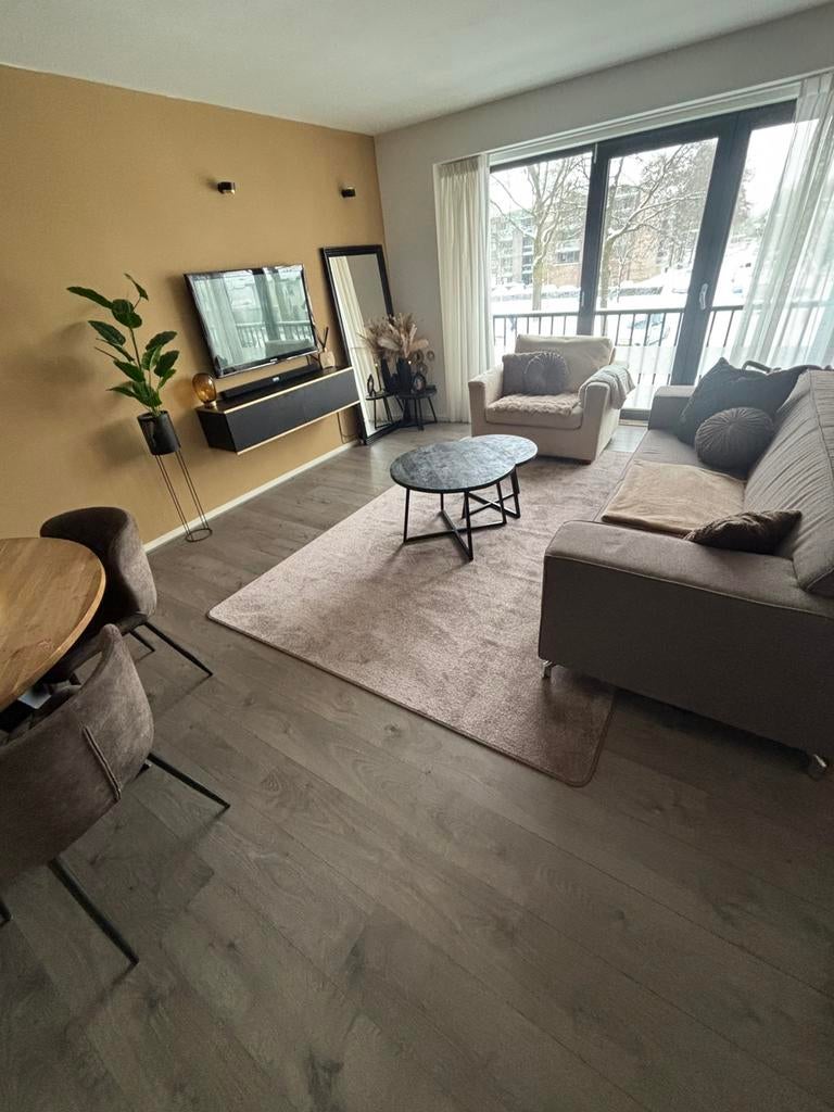 Luxe laagpolig vloerkleed- 200x300cm (&170x230cm)– Nieuw, Crème, Luxe laagpolige of Hoogpolige Shaggy, Ophalen of Verzenden, 200 cm of meer