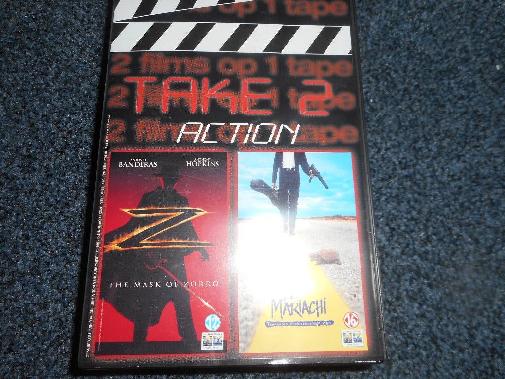 EL MARIACHI! Aktie Speelfilm met A.Banderas op VIDEO!, Vanaf 16 jaar, Verzenden, Zo goed als nieuw, Actie en Avontuur