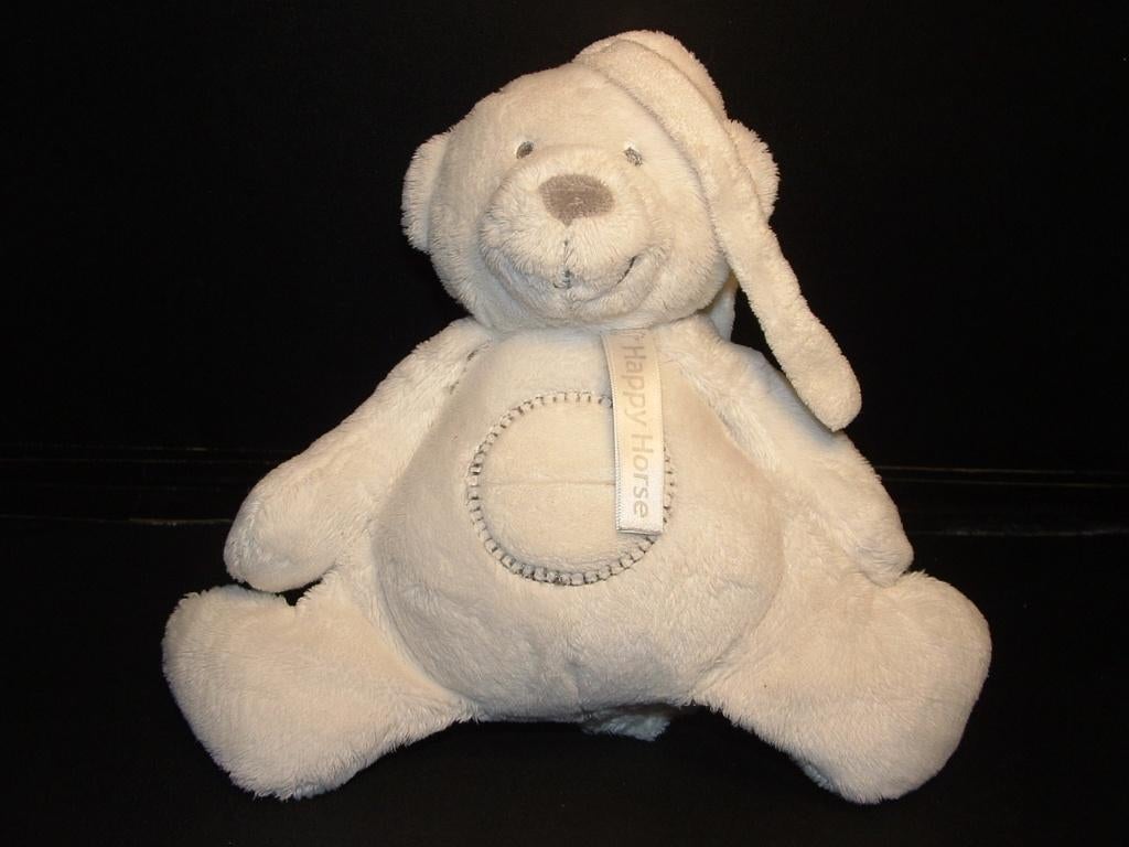 HAPPY HORSE BEER MUZIEKDOOS IVORY BEAR BIBI MUSICAL VELOURS, Verzenden, Zo goed als nieuw, Overige typen