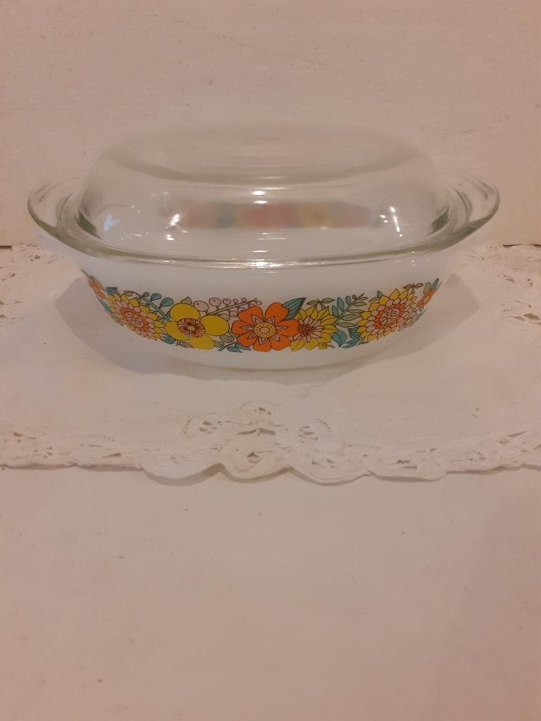 Jena - Schott Mainz - mooie jaren 70 ovenschaal met deksel, Antiek en Kunst, Ophalen of Verzenden