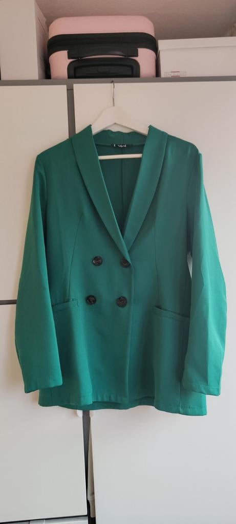 Most Wanted Groene Blazer - Maat M/L, Kleding | Dames, Jasjes, Kostuums en Pakken, Maat 42/44 (L), Ophalen of Verzenden, Most Wanted