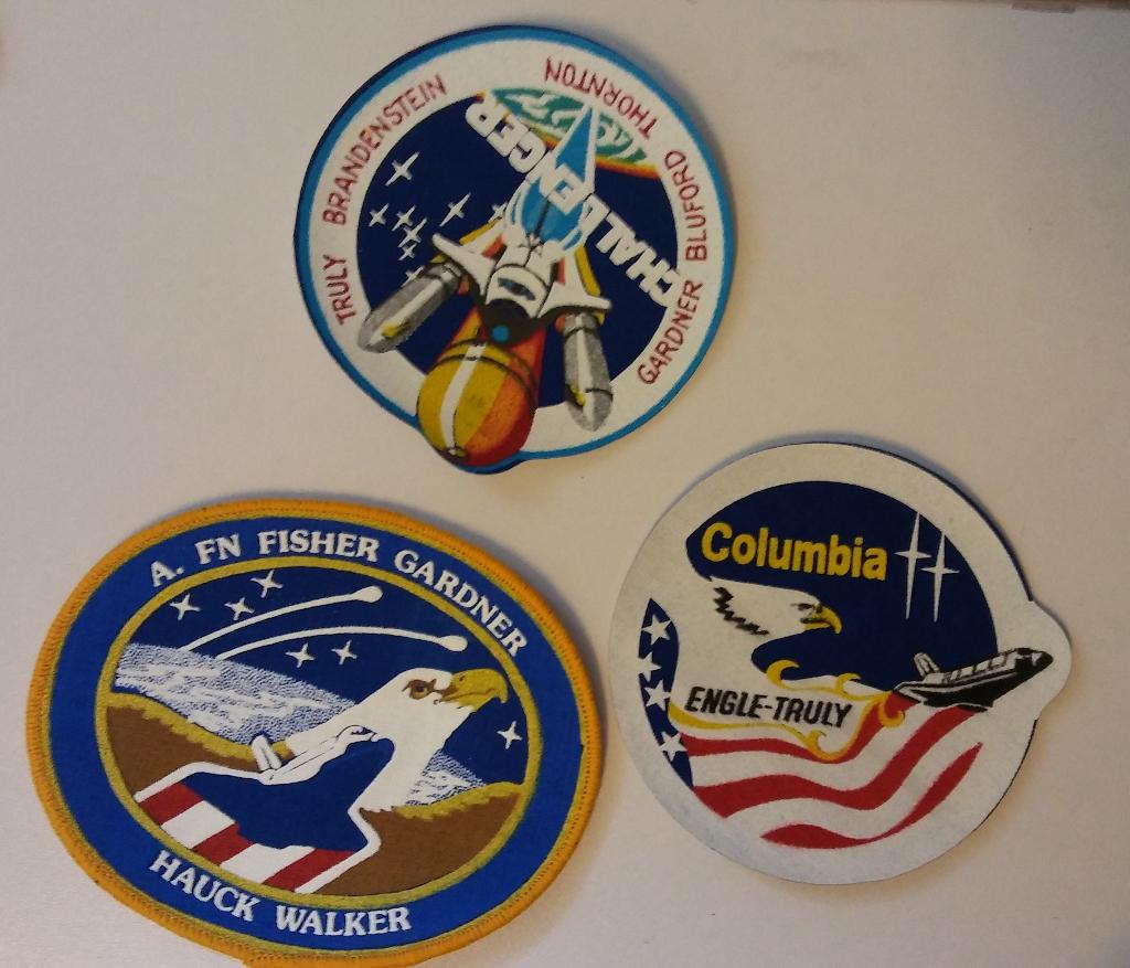 Nasa space ruimtevaart patches air force apollo challenger, Ophalen of Verzenden, Nieuw