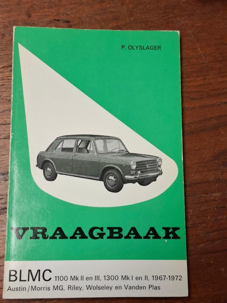 Vraagbaak Glider Austin Morris Wolseley Riley MG VandenPlas, Gelezen, Ophalen of Verzenden, Overige merken, P. Olyslager