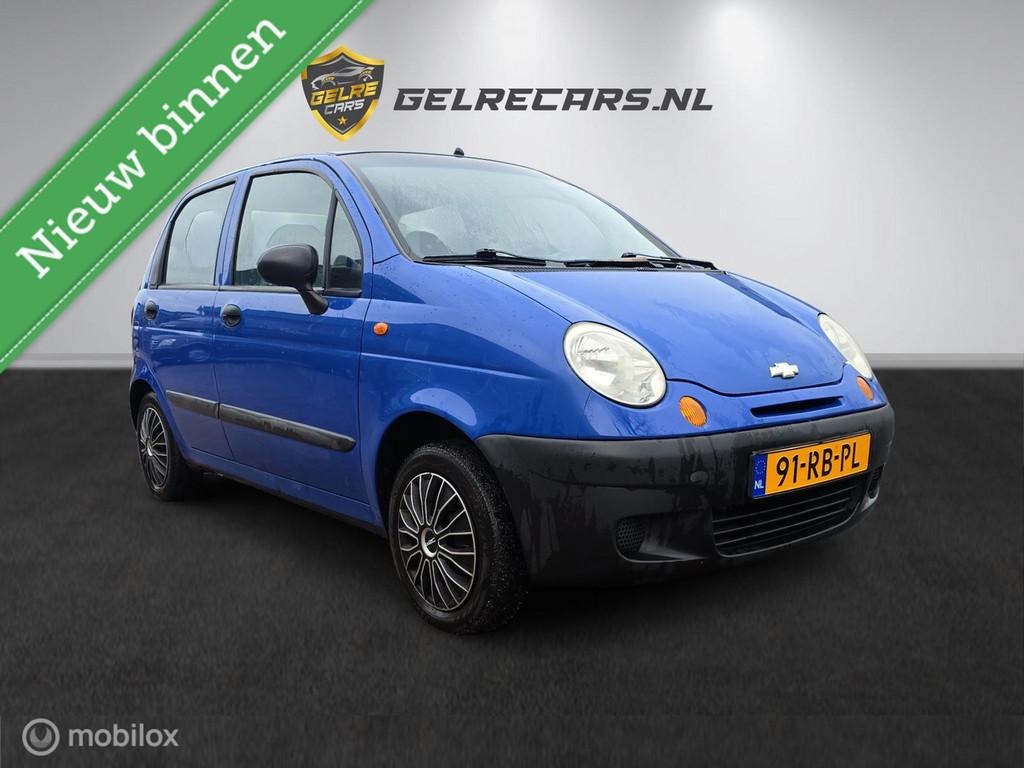 Chevrolet Matiz 0.8 Spirit, Auto's, Chevrolet, Voorwielaandrijving, Stof, Gebruikt, Blauw