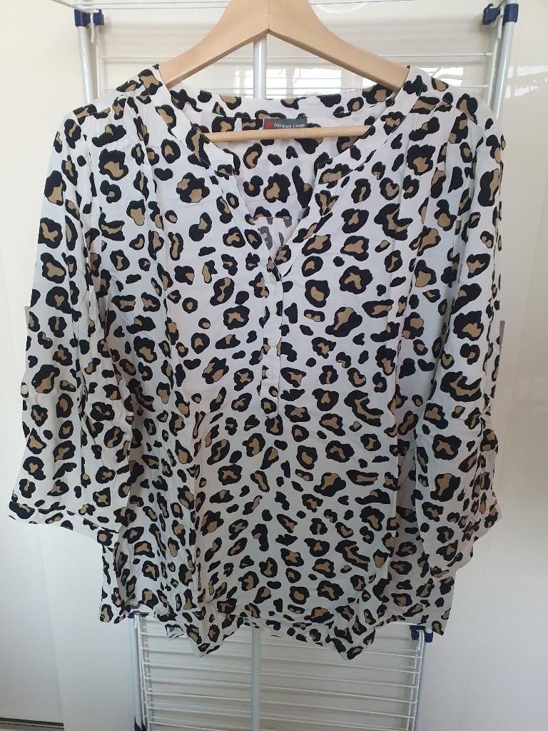 Dames blouse, Verzenden, Wit, Nieuw, Maat 46/48 (XL) of groter
