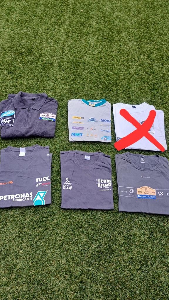 Dakar Rally Shirts - laatste 5  originele stuks, Ophalen, Overige kleuren, Overige typen, Overige maten