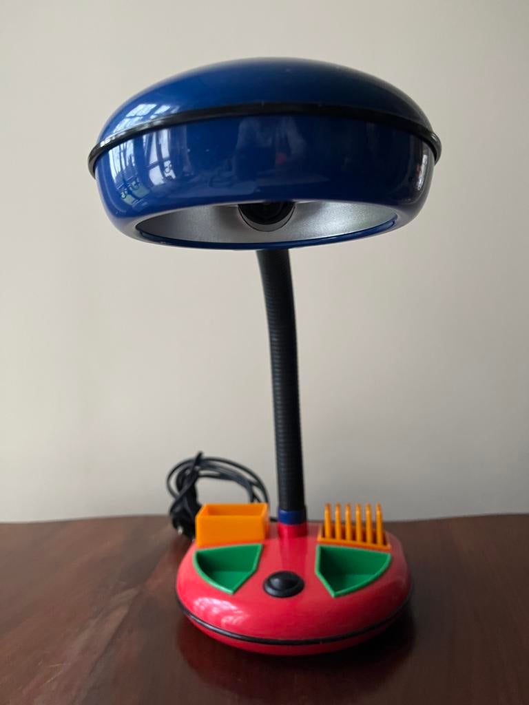 Rabbit Tanaka jaar 1980 bureau lamp rood blauw geel groen, Ophalen of Verzenden, Zo goed als nieuw, Minder dan 50 cm