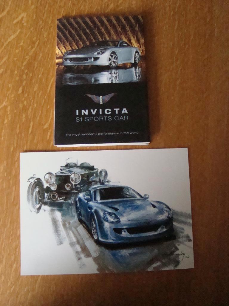 Invicta folder en kaart, Ophalen of Verzenden, Nieuw, Auto's