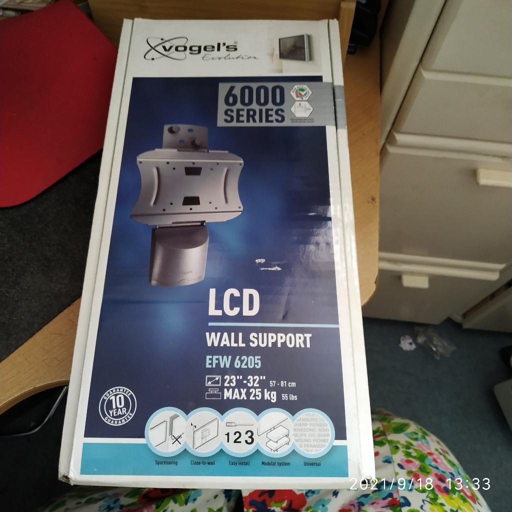 Vogel's EFW 6205 - Vaste muurbeugel, Ophalen of Verzenden, Nieuw