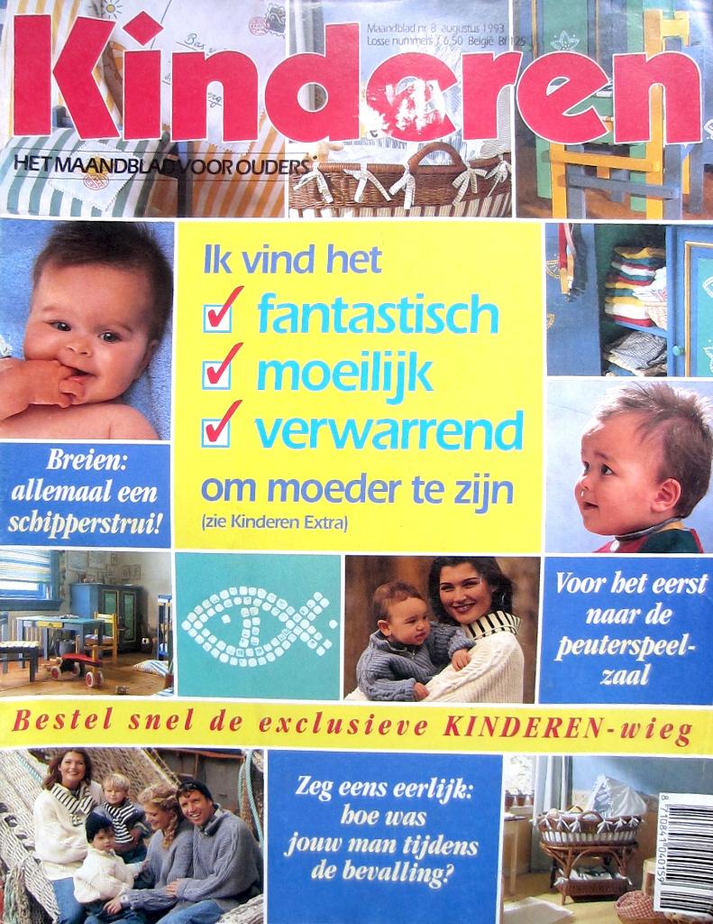 2 x het blad KINDEREN - 9/1993 en 10/1984 mooie kindermode, Overige merken, Kind, Verzenden, Overige typen