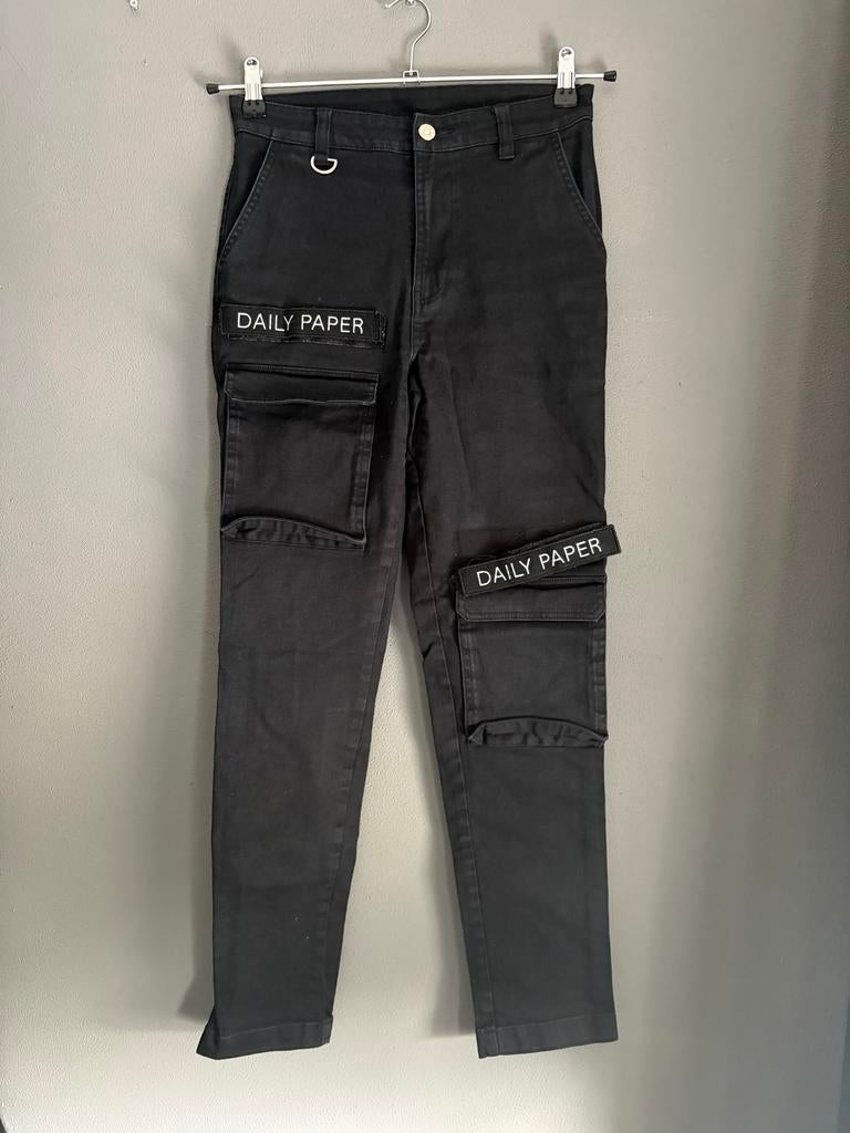 Daily Paper broek, Verzenden, Zwart, Maat 34 (XS) of kleiner, Lang