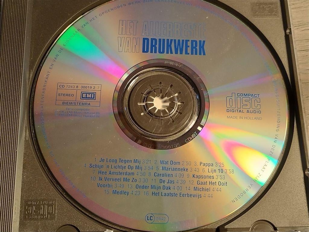 Drukwerk - Het Allerbeste Van Drukwerk, Ophalen of Verzenden, Zo goed als nieuw, Levenslied of Smartlap