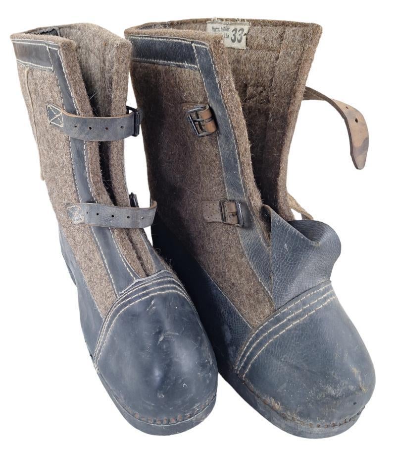 duitse ww2 winter wacht boots in gebruikte staat, Ophalen of Verzenden, Duitsland