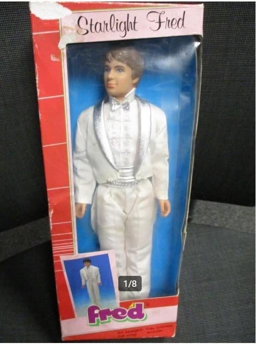 VINTAGE BARBIE/FRED DOLL VON PLASTY 1970/1975 NIEUW, Verzenden, Nieuw, Fashion Doll