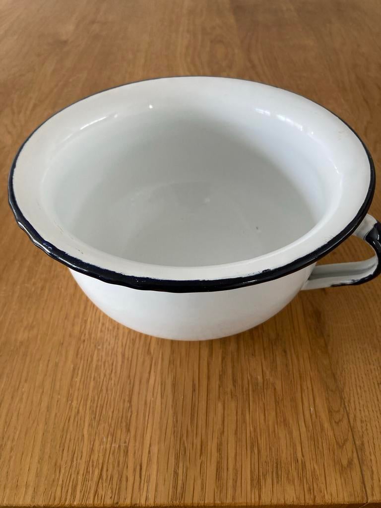 Vintage geëmailleerd kinderpotje, po, pispotje, Ophalen of Verzenden, Zo goed als nieuw