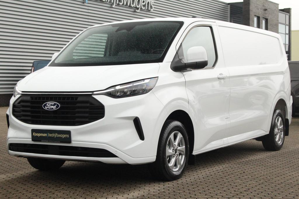 Ford E-Transit Custom 340 L2H1 Limited 71kWh 218pk Automaat, Stof, Nieuw, Ford, Te koop