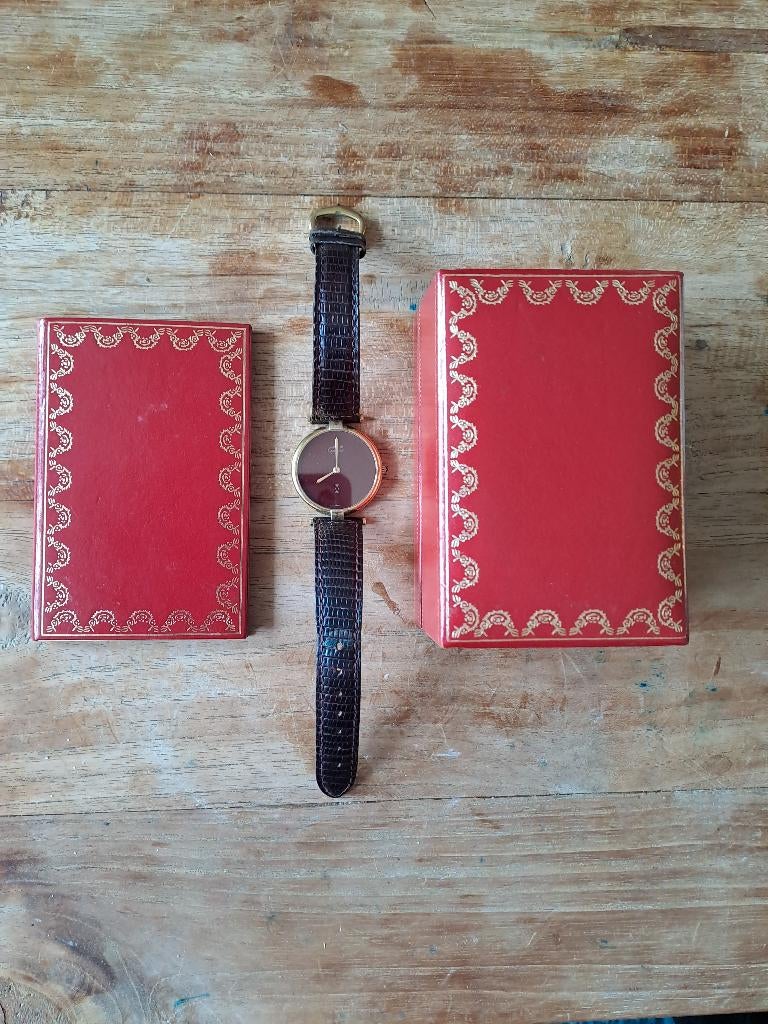 Cartier horloge vendôme vintage, Overige merken, Polshorloge, Ophalen of Verzenden, Goud