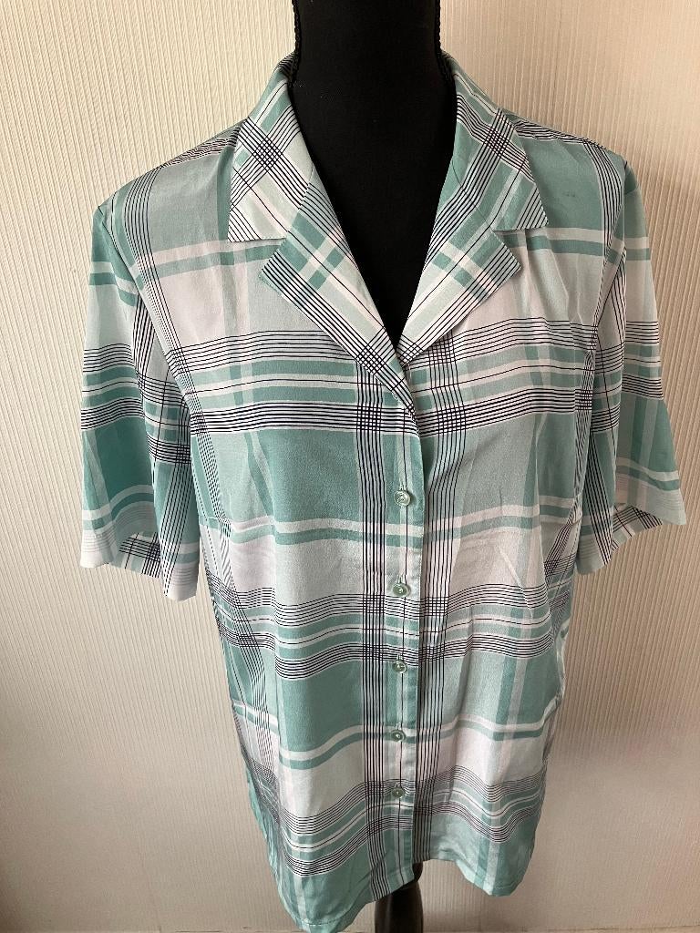 delmod maat 46 oksel tot oksel 62 cm, Ophalen of Verzenden, Zo goed als nieuw, Groen, Maat 46/48 (XL) of groter