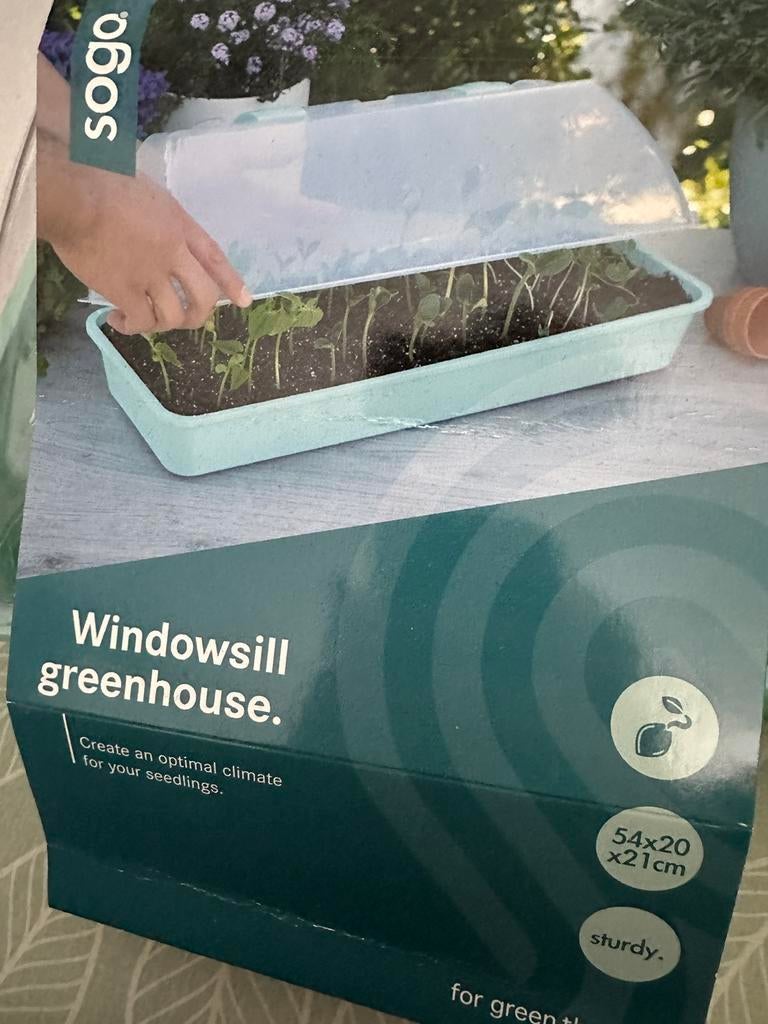 Kweekkasje en kruiden set, Ophalen of Verzenden, Zo goed als nieuw, Kweekbak