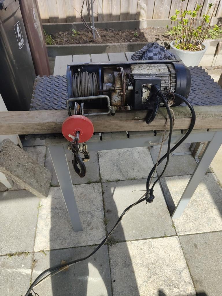 Elektrisch takel, Ophalen, Gebruikt, Elektrisch