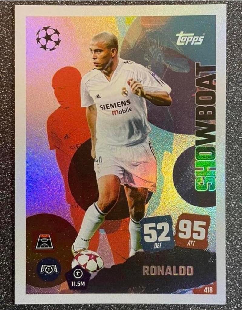 Topps MA 25/26    SHOWBOAT    RONALDO    REAL MADRID, Verzenden, Zo goed als nieuw, Plaatje