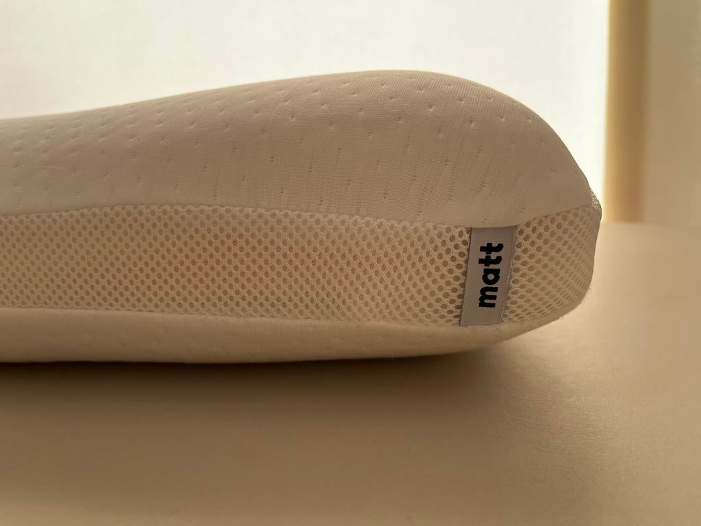 Matt sleeps original kussen, Huis en Inrichting, Slaapkamer | Beddengoed, Eenpersoons, Wit, Ophalen of Verzenden, Zo goed als nieuw