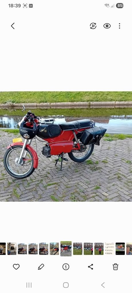 Kreidler Florett (Buffeltank), Fietsen en Brommers, Gebruikt, Ophalen of Verzenden, Florett RM, 4 versnellingen