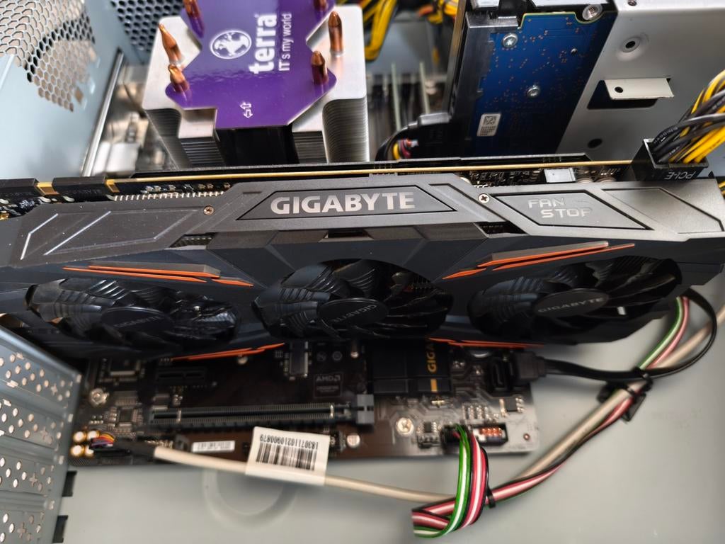 Gigabyte GTX1070 te koop, Computers en Software, Videokaarten, Ophalen, PCI-Express 3, Nvidia, GDDR5