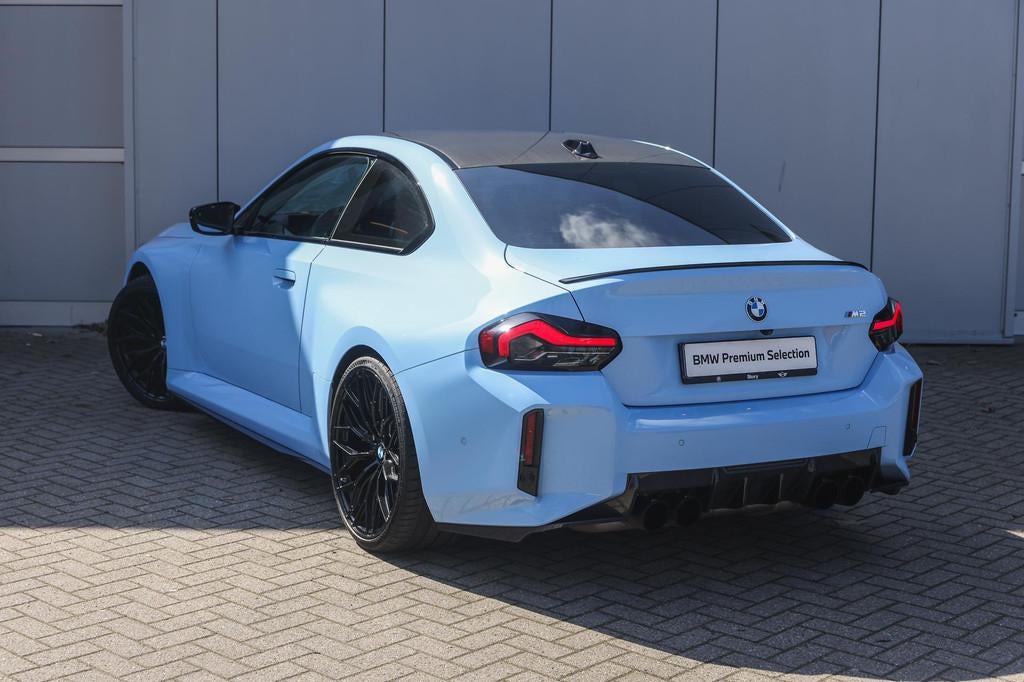 BMW M2 Coupé Automaat / Achteruitrijcamera / Sportstoelen /, Parkeercamera, Achterwielaandrijving, Met garantie (alle), Blauw