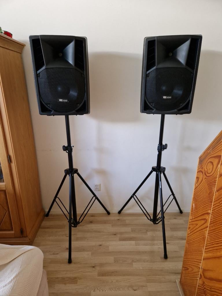 Power Dynamics PA passive speakers 12" 360Watt, Audio, Tv en Foto, Luidsprekers, Zo goed als nieuw, 120 watt of meer, Front, Rear of Stereo speakers