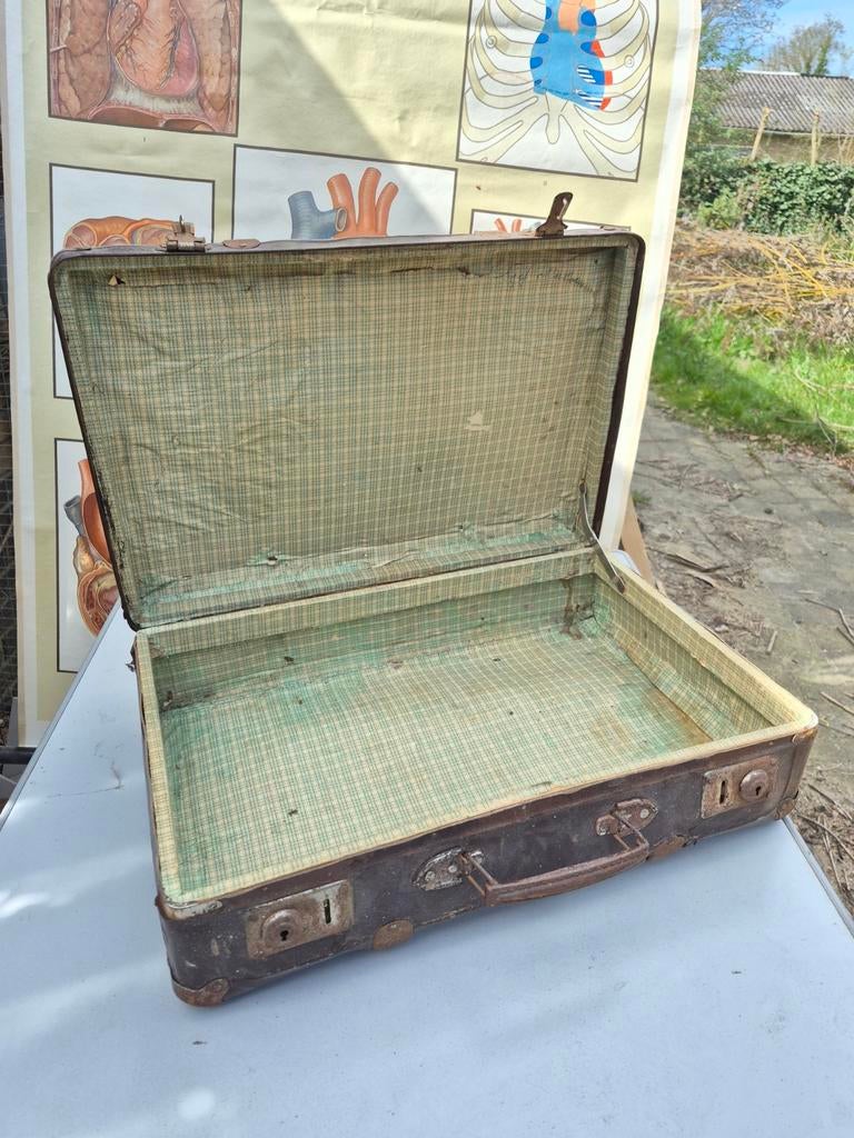 Twee oude koffers, Ophalen of Verzenden, Gebruikt, Minder dan 50 cm, Minder dan 50 cm