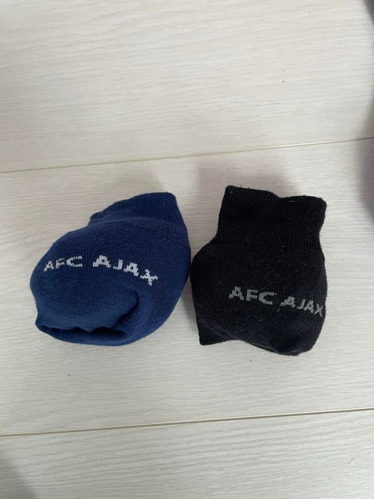 Ajax sokken - Blauw en Zwart (Maat 41-46), Ophalen of Verzenden, Gedragen, Maat 43 t/m 46, Blauw