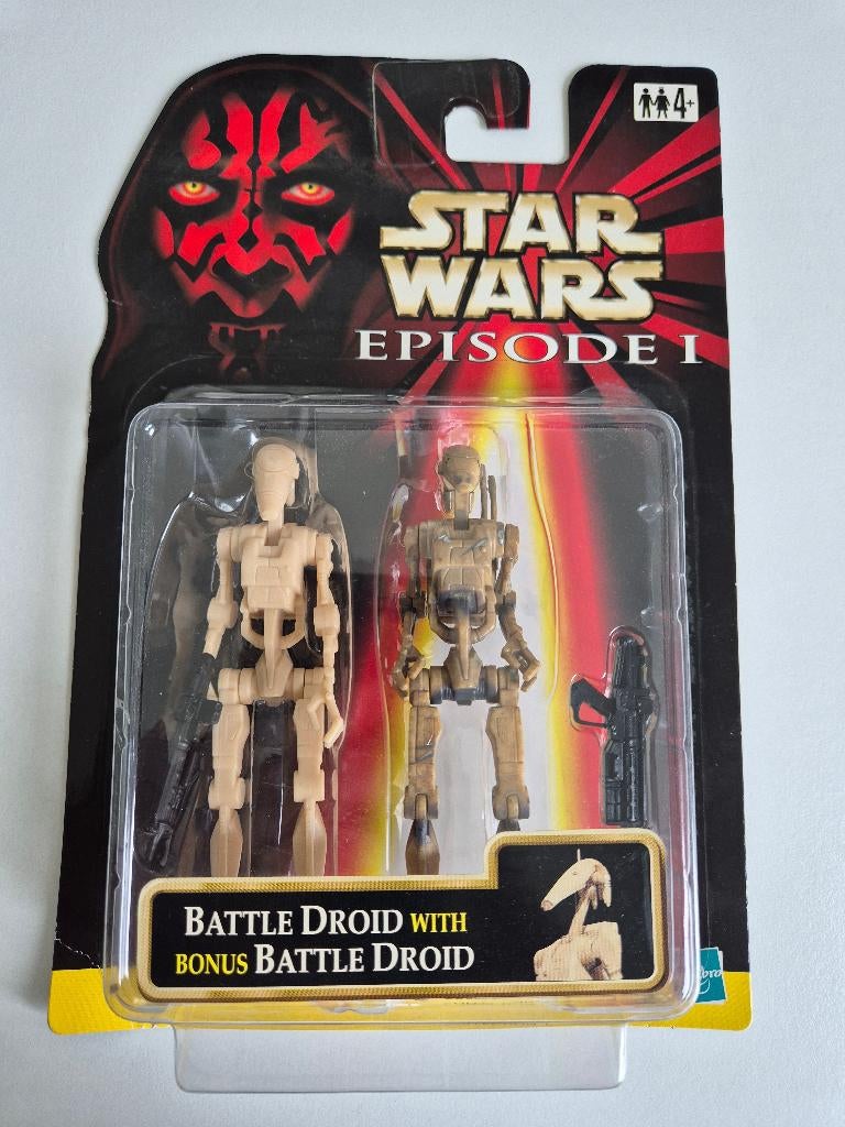 Star Wars EP1 Battle Droid Dirty + Bonus Battle Droid, Ophalen of Verzenden, Nieuw, Actiefiguurtje