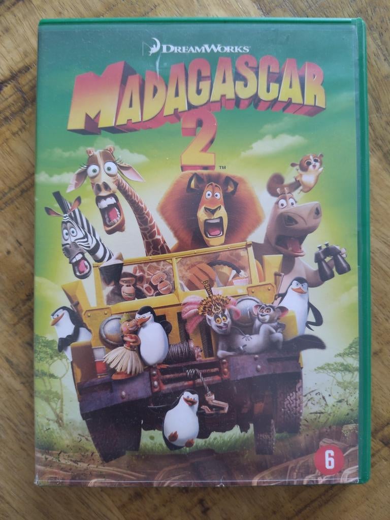 Madagascar 2 DVD, Avontuur, Gebruikt, Ophalen of Verzenden, Vanaf 6 jaar