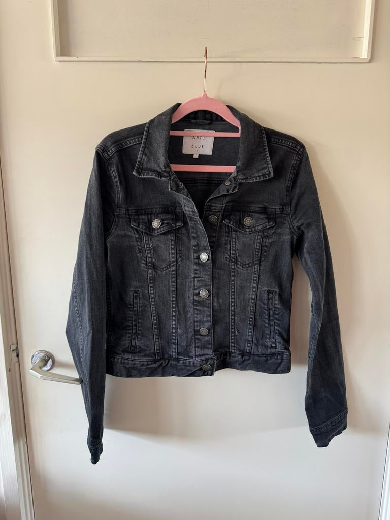 Anti Blue spijkerjasje zwart maat S, Ophalen of Verzenden, Gedragen, Maat 36 (S), Zwart