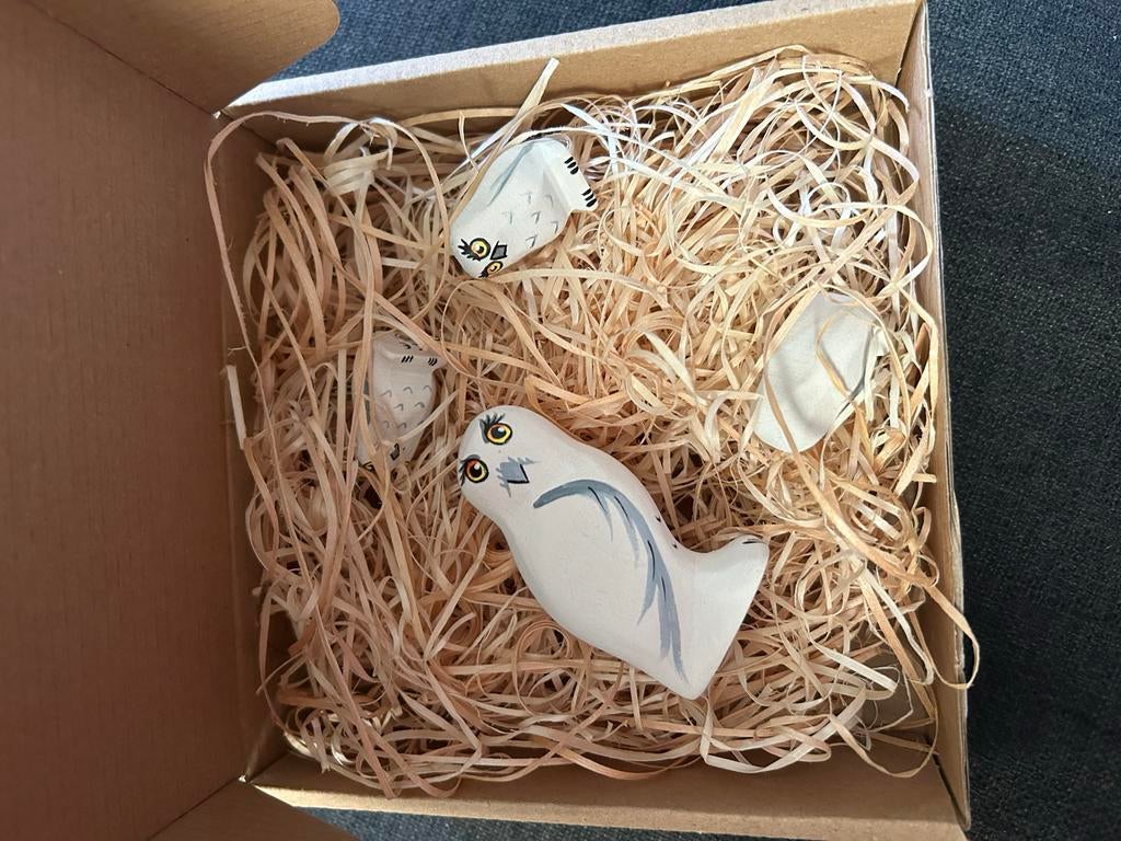 Bumbu toys Houten sneeuwuil set, Ophalen of Verzenden, Nieuw, Overige typen