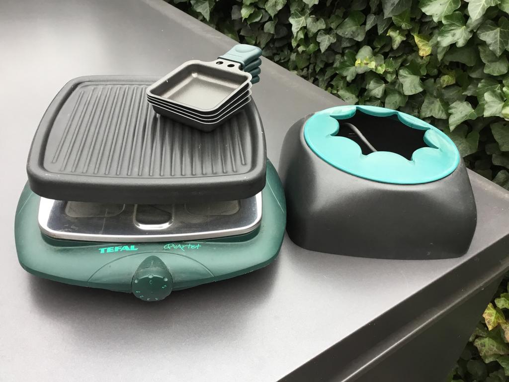 Tefal Raclette & Fondue Set - Compleet en Zo Goed Als Nieuw, Ophalen of Verzenden, Zo goed als nieuw, Minder dan 4 personen